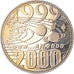 France, Medal, Europa, Passage à l'An 2000, 2000, MS(65-70), Copper-nickel