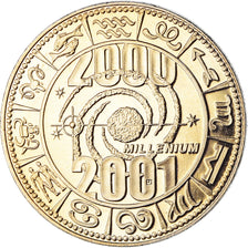 France, Medal, Europa, 2000/2001, Millénium, 2001, MS(65-70), Copper-nickel