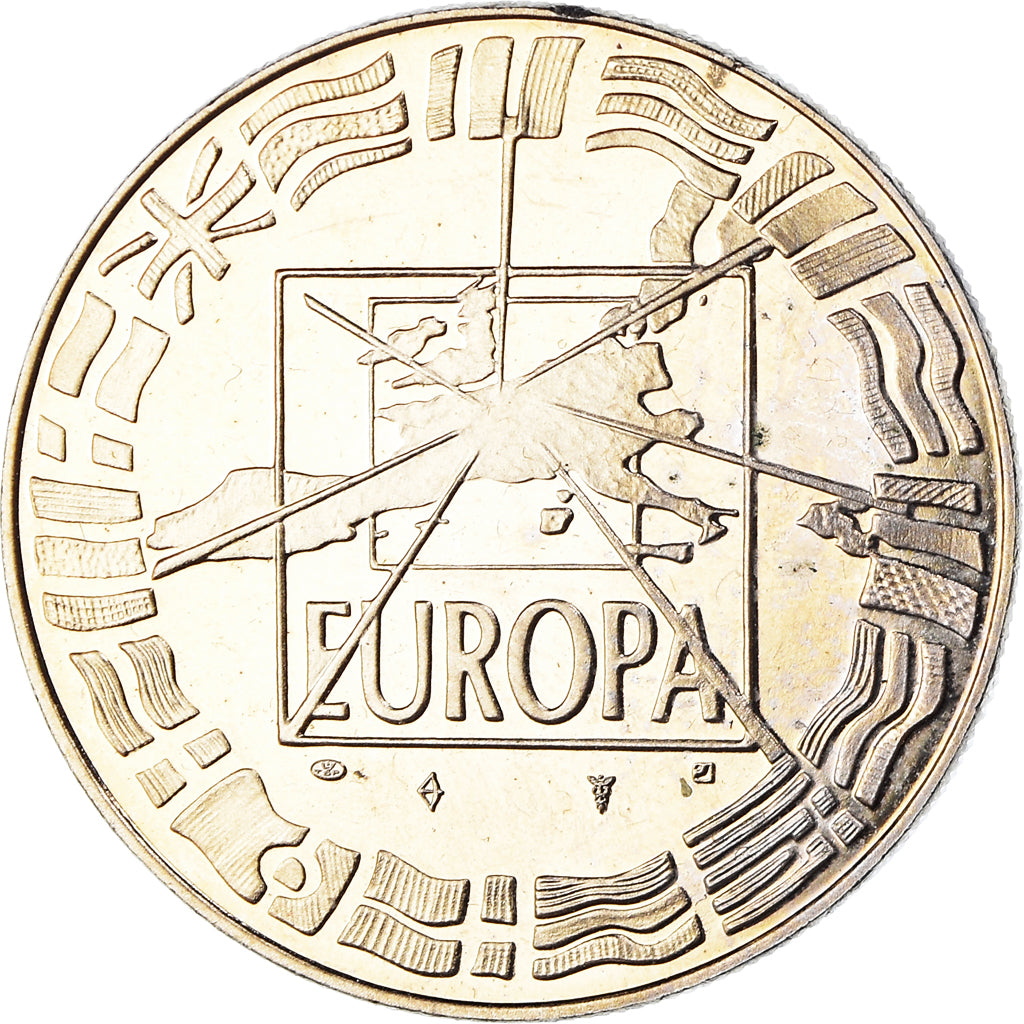 France, Medal, Europa, 2000/2001, Millénium, 2001, MS(65-70), Copper-nickel