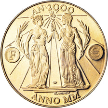 France, Medal, Europa, An 2000, 2000, MS(65-70), Copper-nickel