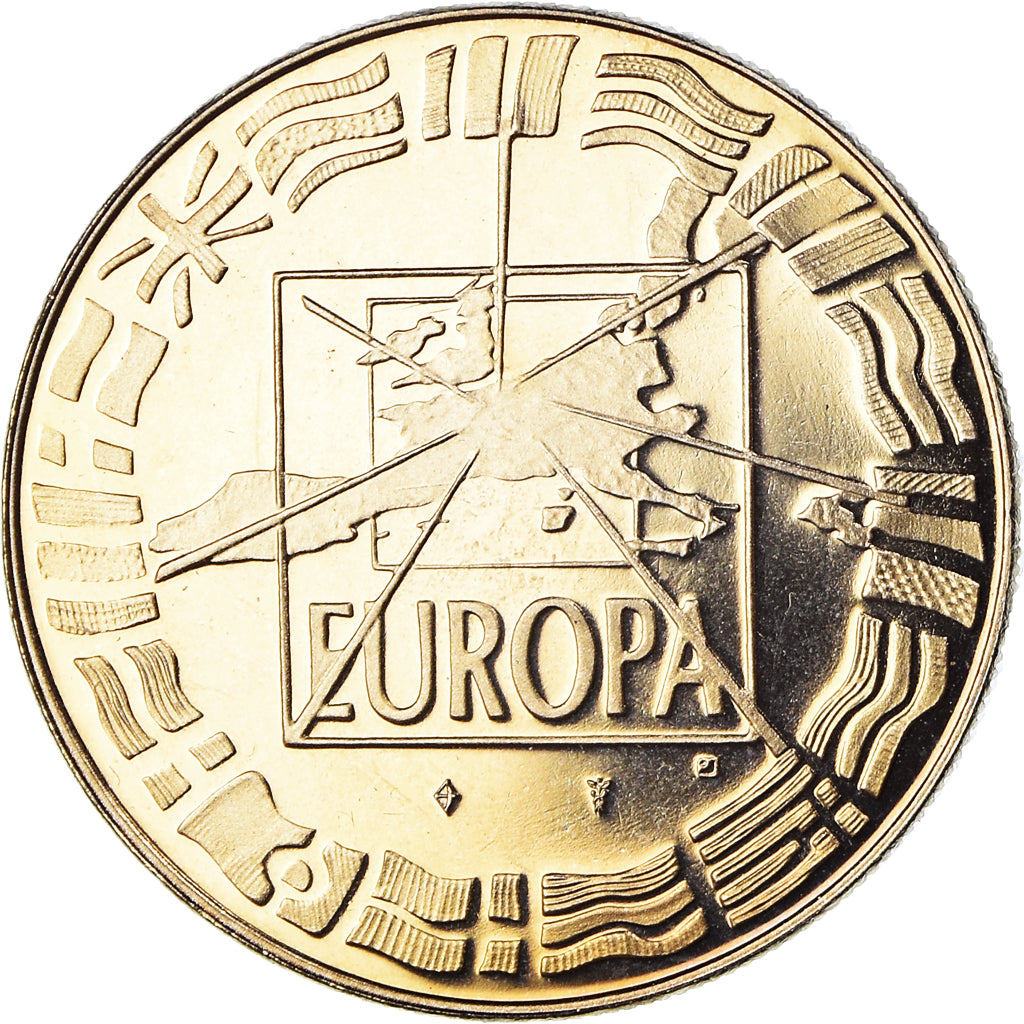 France, Medal, Europa, An 2000, 2000, MS(65-70), Copper-nickel