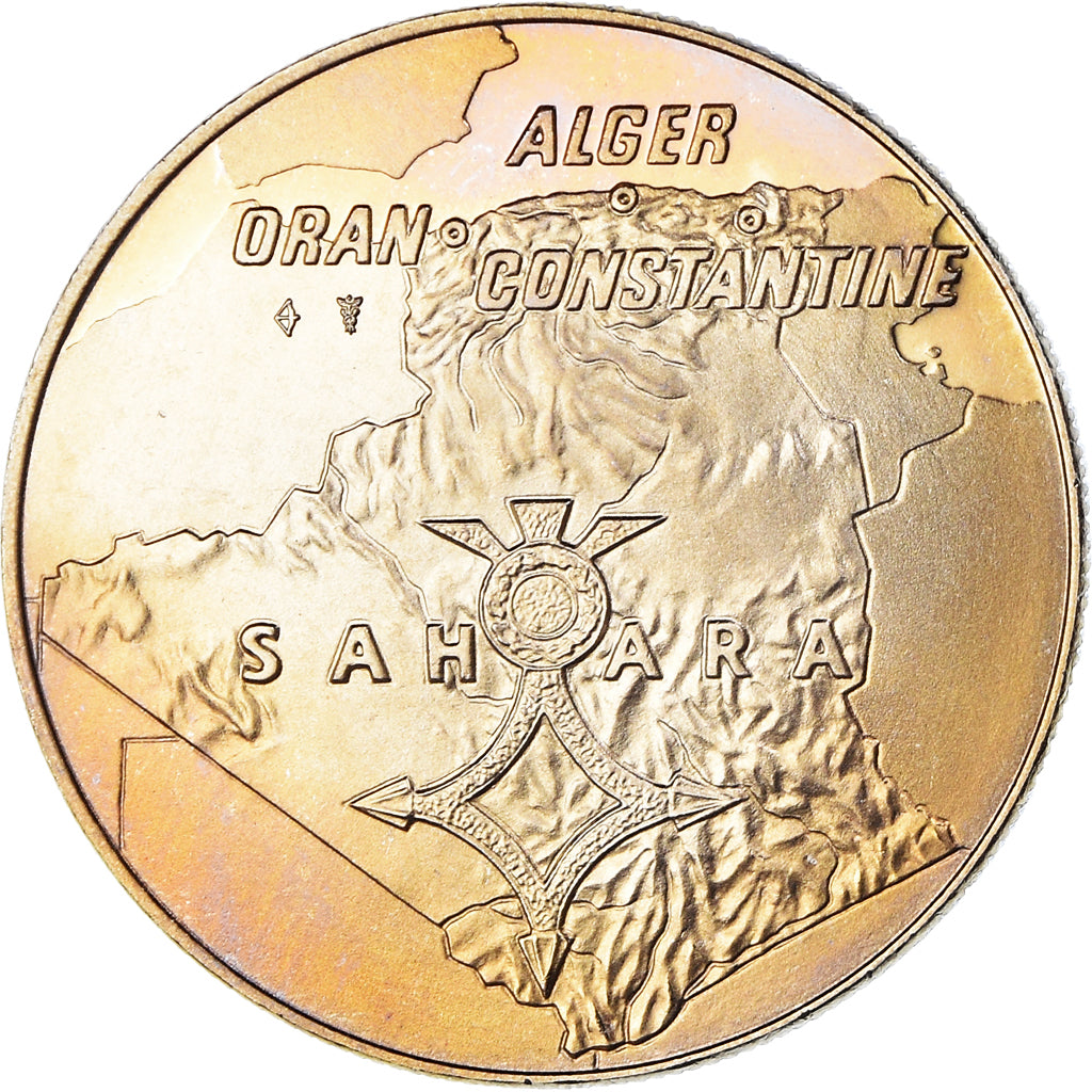 France, Medal, Hommage aux Combattants d'Algérie, WAR, MS(65-70), Copper-nickel