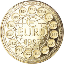 Frankreich, Medaille, Europe, 10 Euro Essai, Politics, Society, War, 1998, STGL
