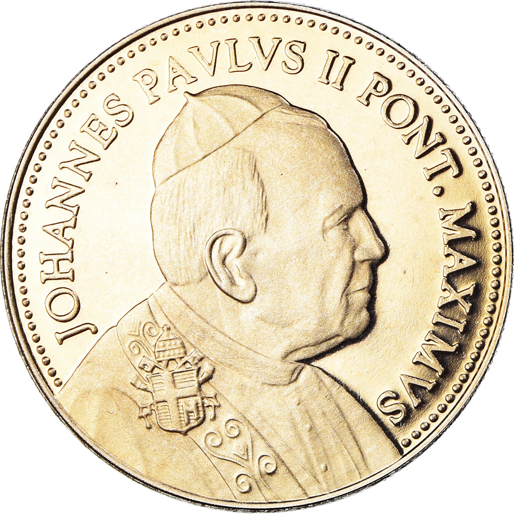 Vatican, Medal, Le Pape Jean-Paul II à Reims, Religions & beliefs, 1996