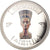 Egipt, medal, Trésors d'Egypte, Nefertiti, Historia, MS(65-70), Miedź-Nikiel