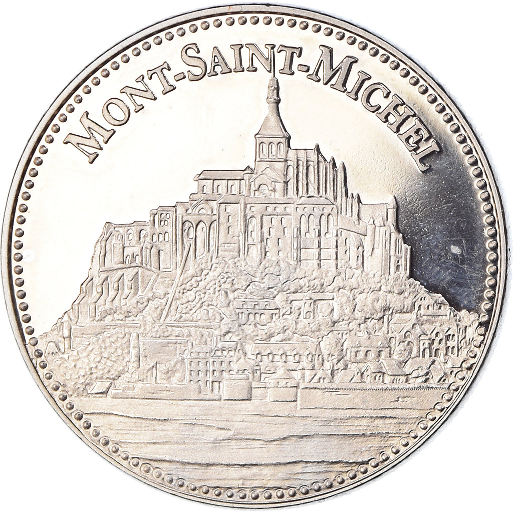 Frankreich, Medaille, Le Mont Saint-Michel, Patrimoine Culturel, UNZ