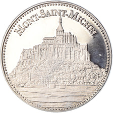 Frankreich, Medaille, Le Mont Saint-Michel, Patrimoine Culturel, UNZ