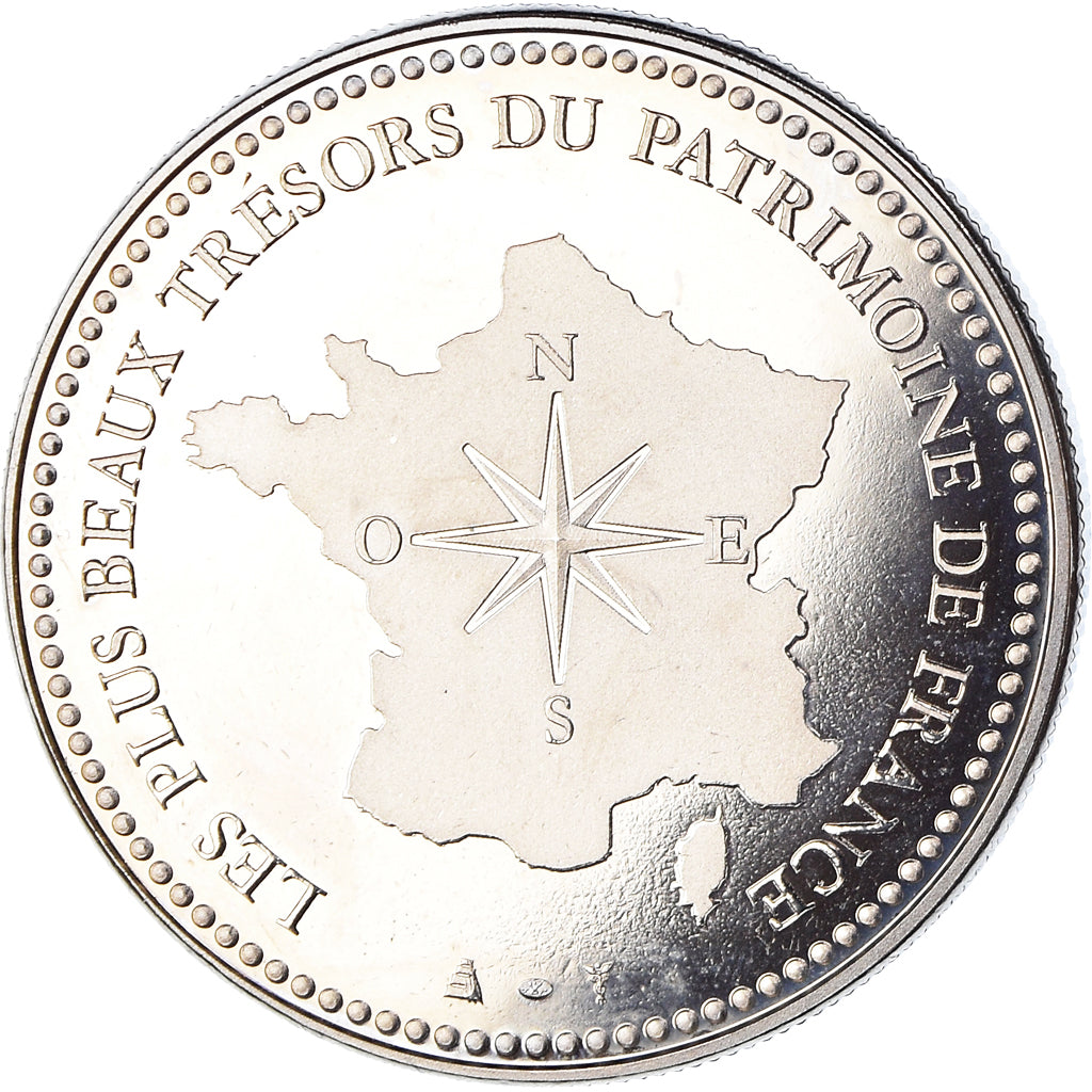 Frankreich, Medaille, Le Mont Saint-Michel, Patrimoine Culturel, UNZ