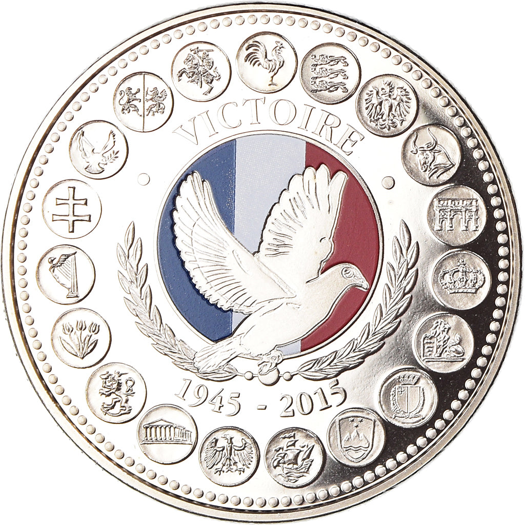 France, Medal, L'Europe des XXVIII, La Victoire de 1945, Politics, 2015