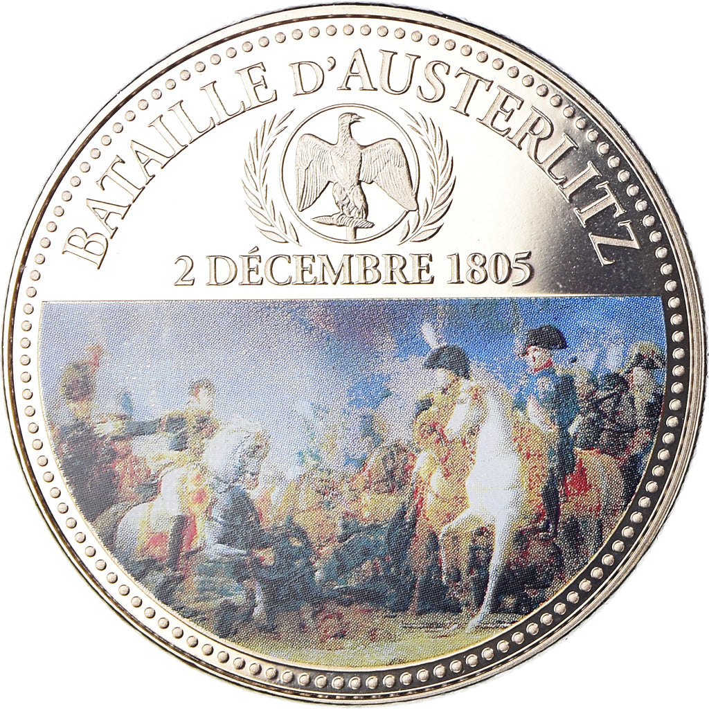 France, Medal, Napoléon Ier, Bataille d'Austerlitz (1805), History, MS(65-70)
