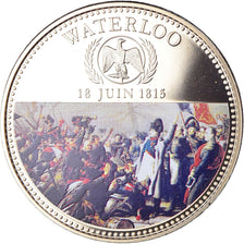 France, Medal, Napoléon Ier, Bataille de Waterloo (1815), History, MS(65-70)