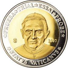 Moneda, Vaticano, 10 Euro, 2007, *PRUEBA*TRIAL*ESSAI*PROBE* G 2007 Monnaie de