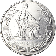 Francia, medalla, Ecu Europa, Europe Assise, Politics, 1981, Fautée, FDC, Cobre