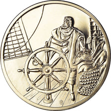 France, Medal, Titanic, Shipping, 2010, MS(65-70), Copper-nickel