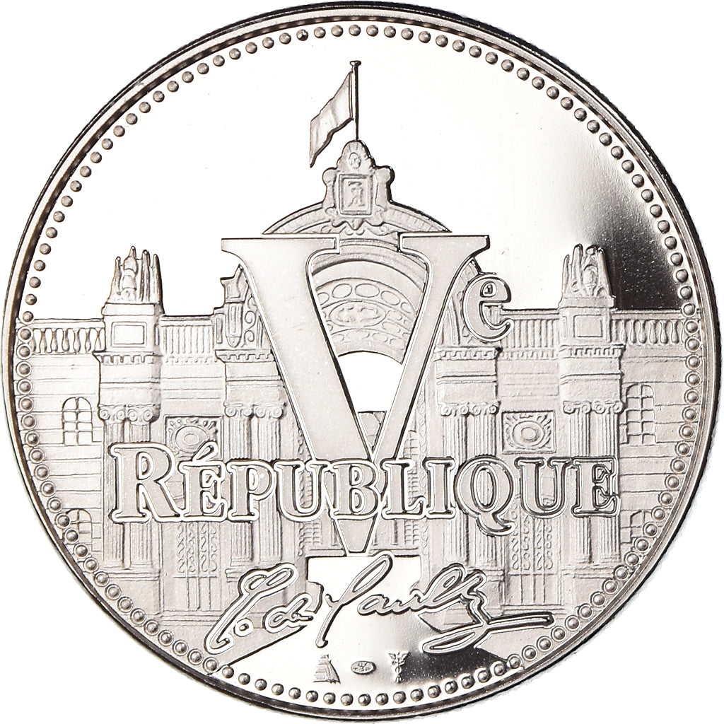Frankrijk, Medaille, Vème République, Fitzgérald Kennedy-De Gaulle, Politics