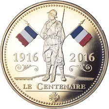 France, Medal, Première Guerre Mondiale, Centenaire, WAR, 2016, MS(65-70)