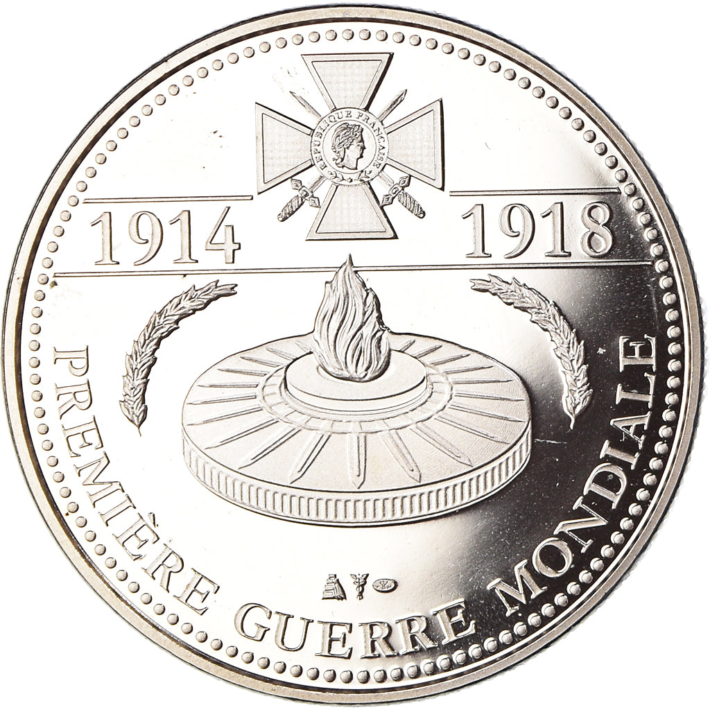 França, medalha, Première Guerre Mondiale, Centenaire, WAR, 2016, MS(65-70)