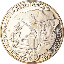 Francja, medal, 1939-1945, Conseil National de la Résistance, Jean Moulin, WAR