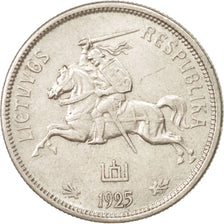 Münze, Lithuania, 5 Litai, 1925, King's Norton, SS+, Silber, KM:78