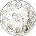 France, Medal, Ecu Europa, Marianne, Politics, 1985, MS(65-70), Copper-nickel