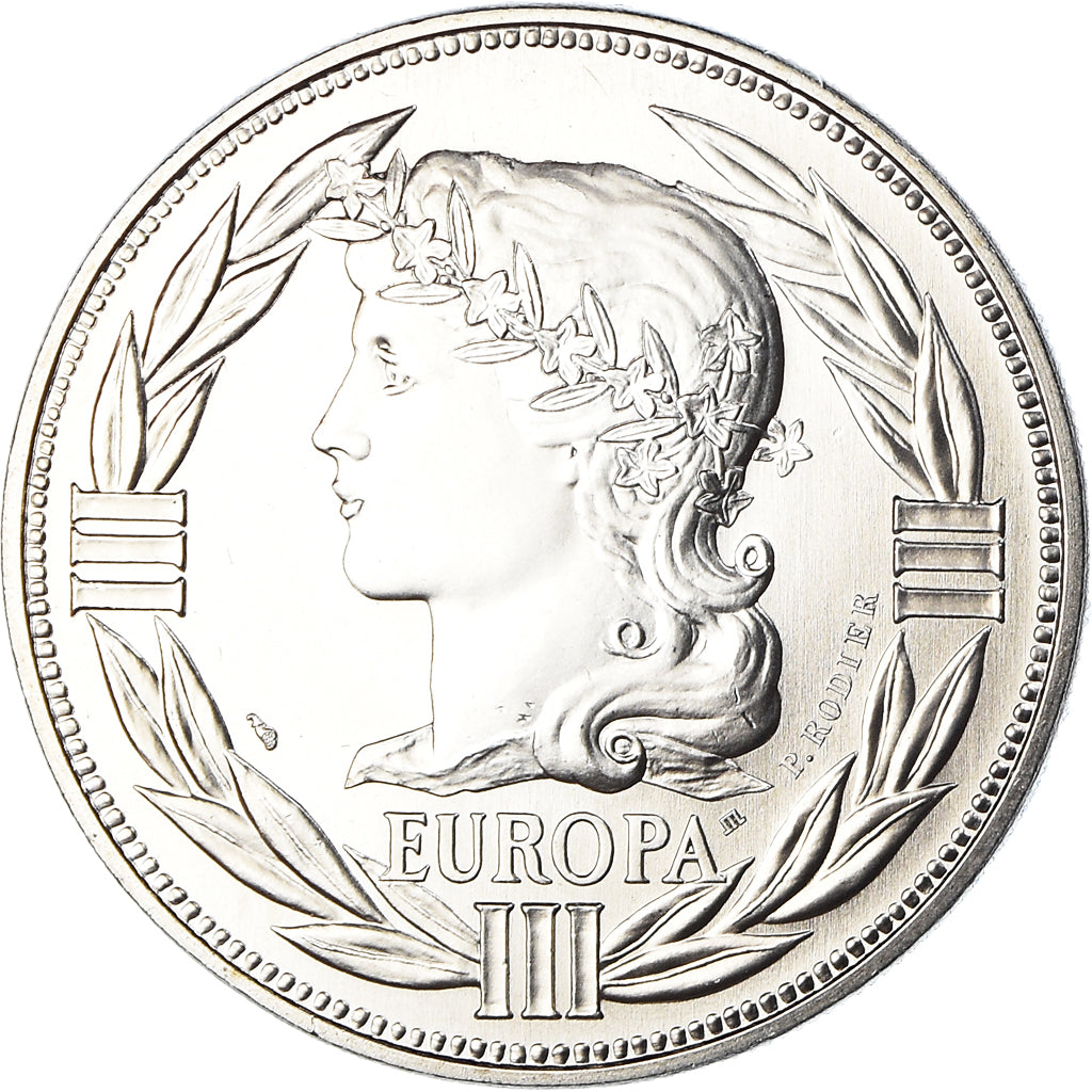 France, Medal, Ecu Europa, Marianne, Politics, 1985, MS(65-70), Copper-nickel