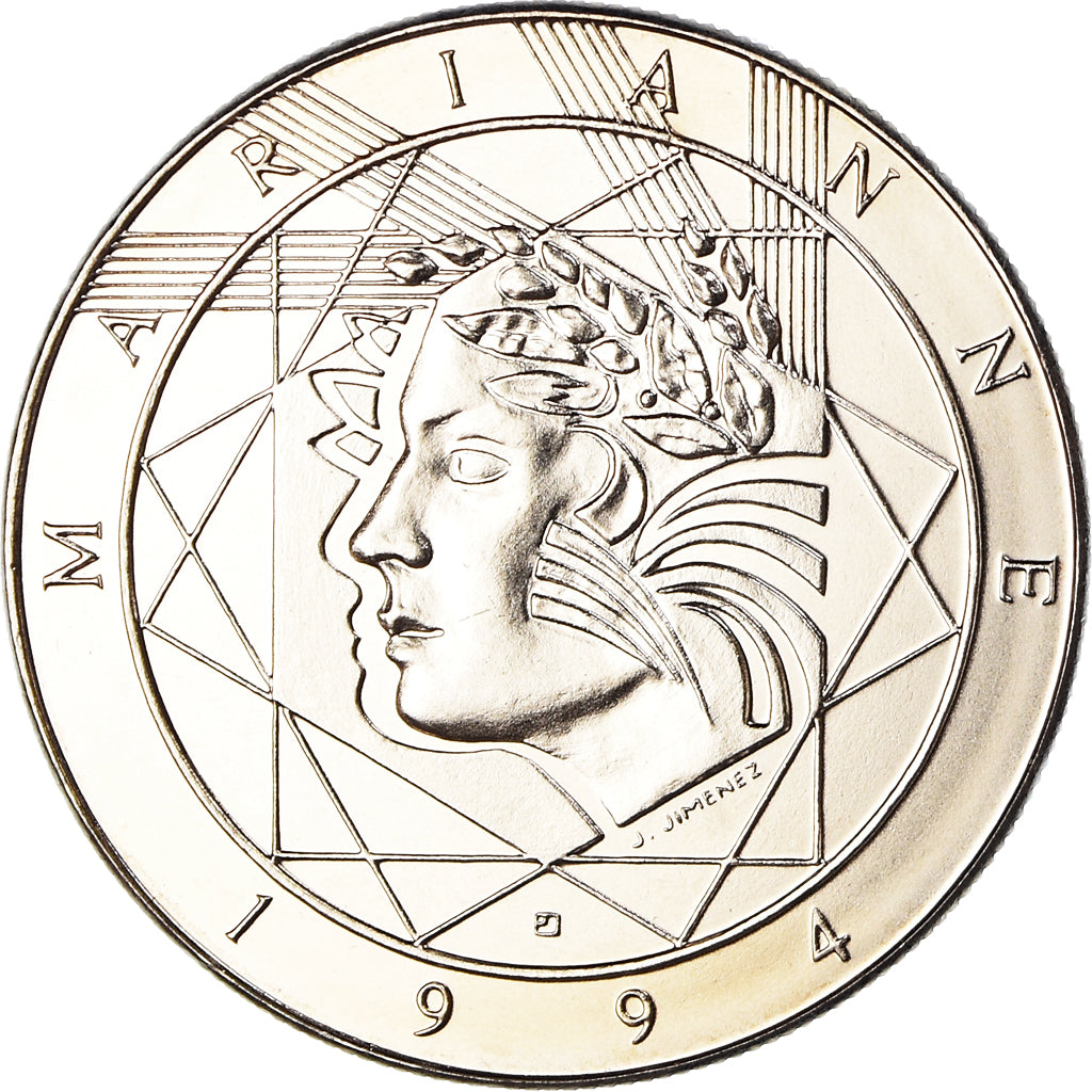 France, Medal, Vème République, Marianne, Politics, 1994, MS(65-70)
