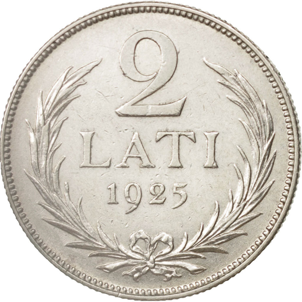 Latvia, 2 Lati, 1925, SUP, Argent, KM:8