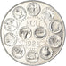 Frankrijk, Medaille, Ecu Europa, Marianne, Politics, 1988, UNC-, Cupro-nikkel