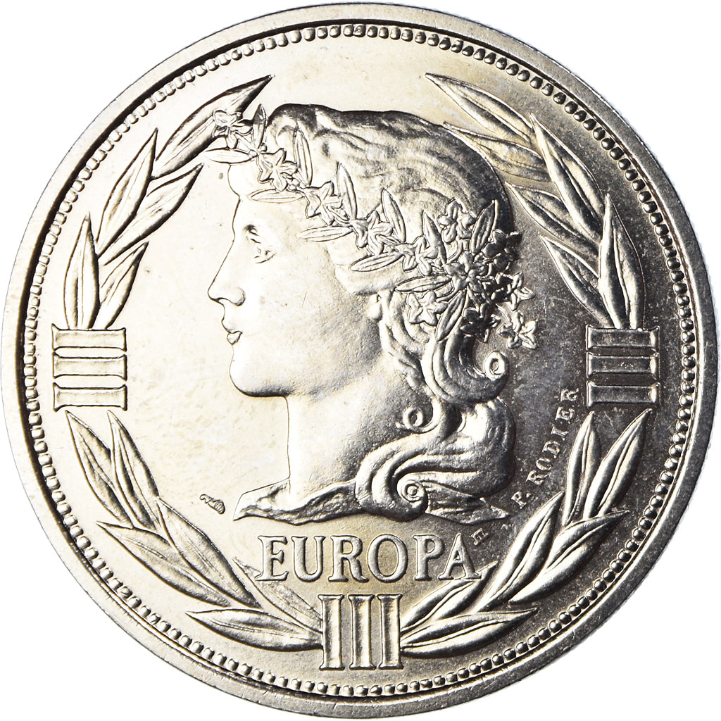 France, Médaille, Ecu Europa, Marianne, Politics, 1991, SPL+, Cupro-nickel