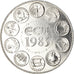 França, medalha, Ecu Europa, Europe Assise, Politics, 1983, Rodier, MS(65-70)