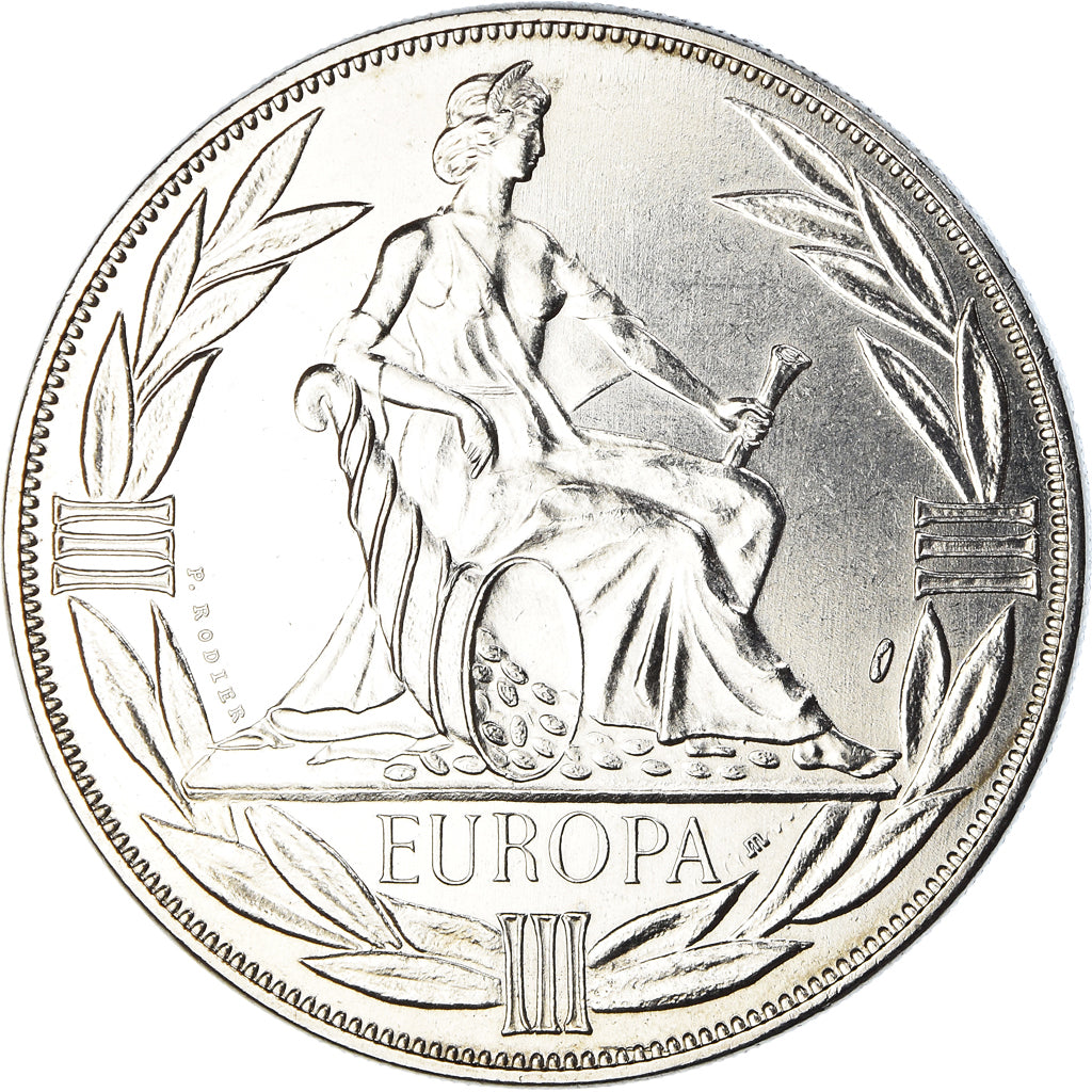 France, Médaille, Ecu Europa, Europe Assise, Politics, 1984, Rodier, FDC