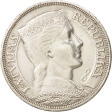 Latvia, 5 Lati, 1931, TTB, Argent, KM:9