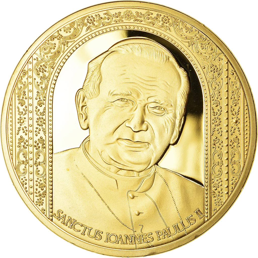 Vatikan, Medaille, Saint Jean-Paul II, Religions & beliefs, STGL, Copper Gilt