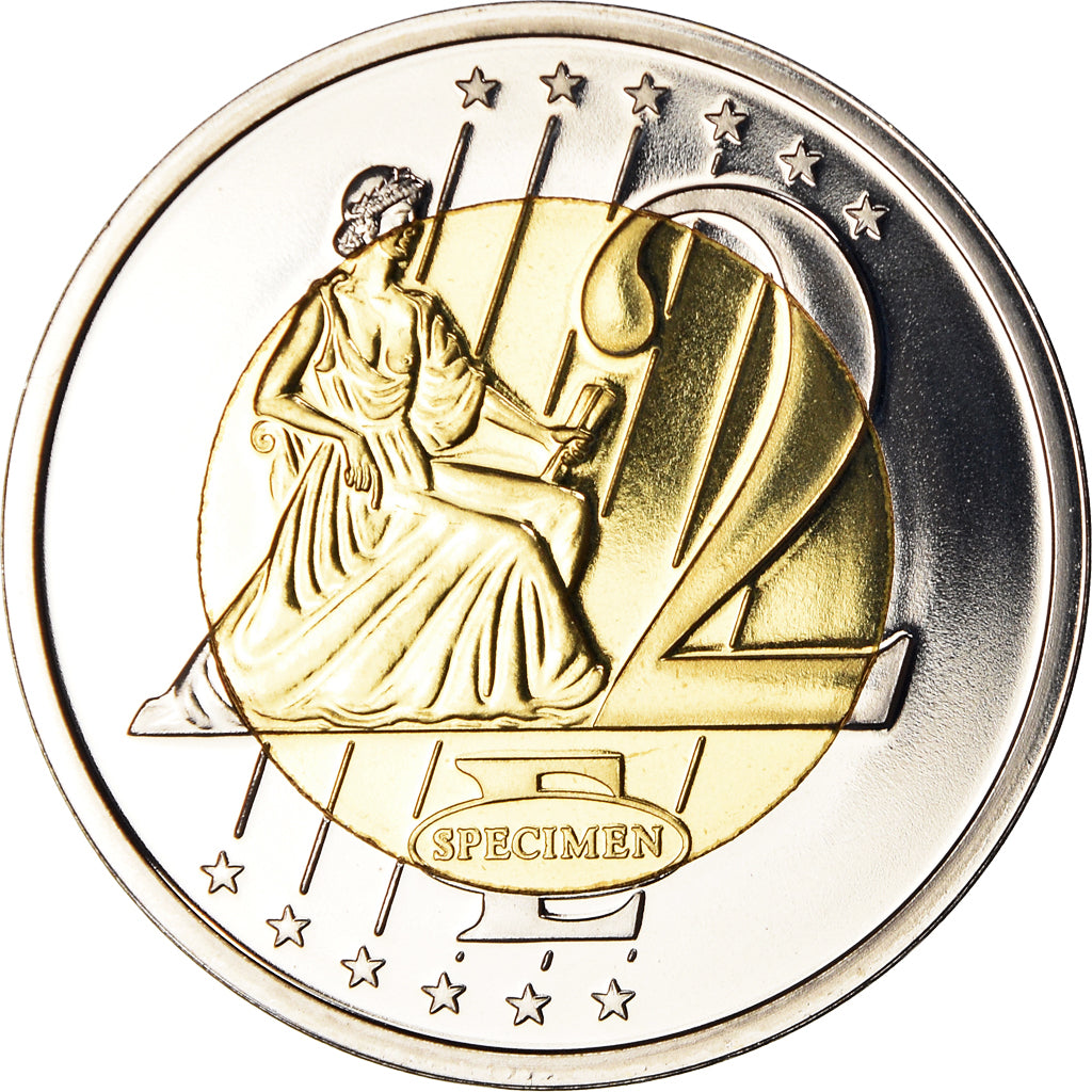 San Marino, 2 Euro, Essai-Trial, 2005, STGL, Bi-Metallic