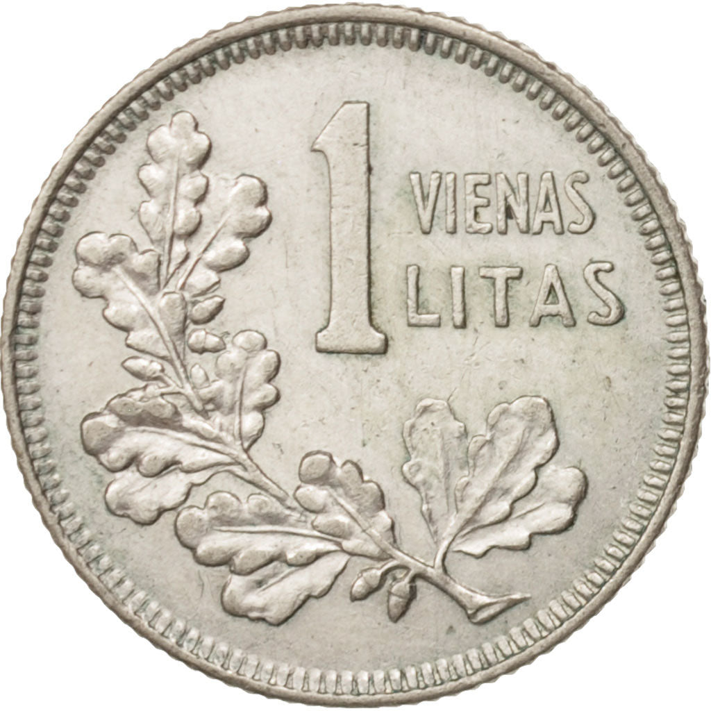Lithuania, Litas, 1925, King's Norton, AU(50-53), Silver, KM:76