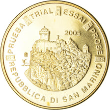 San Marino, 20 Euro Cent, Essai-Trial, 2005, MS(65-70), Bi-Metallic