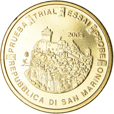 San Marino, 10 Euro Cent, Essai-Trial, 2005, FDC, Bi-metallico