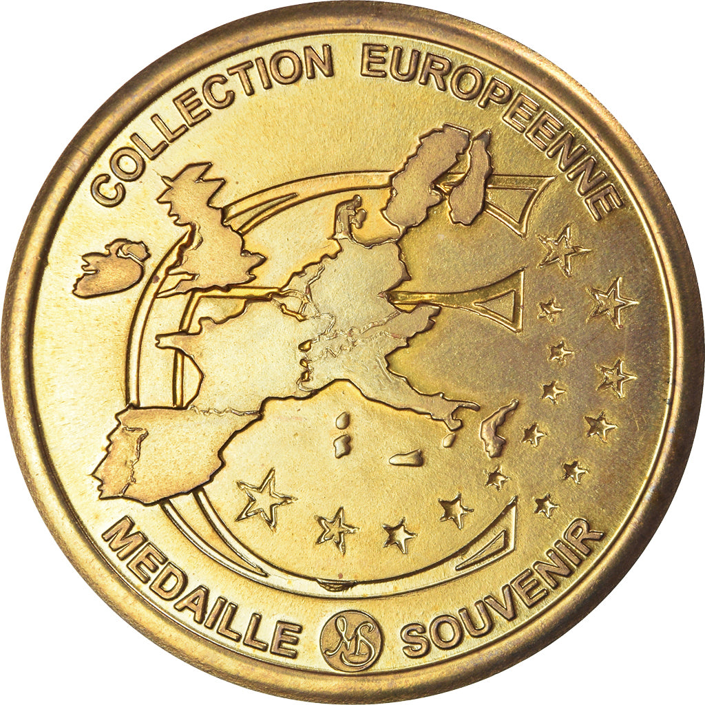 França, medalha, D-Day, Utah Beach, Collection Européenne, MS(63), Cobre