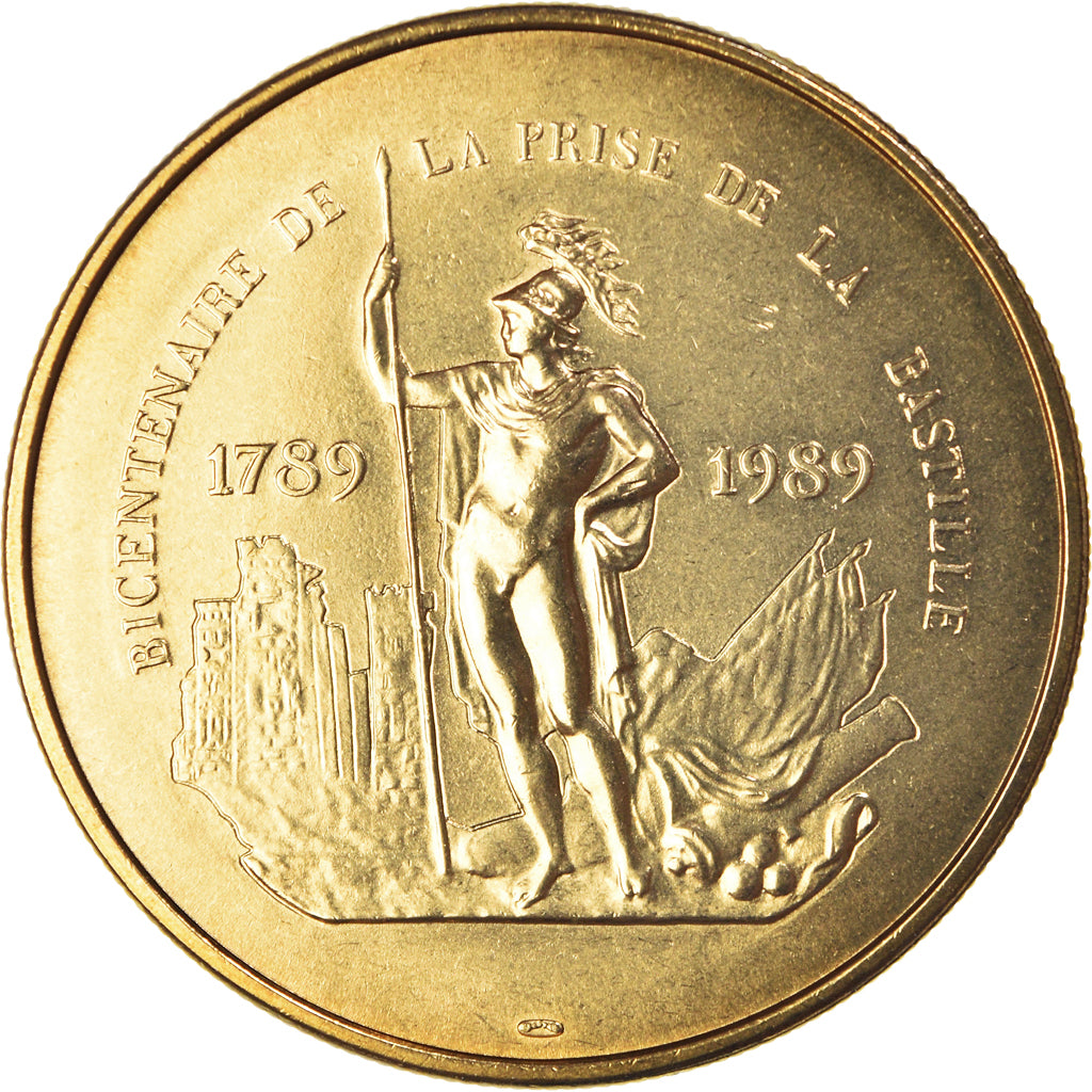 France, Medal, Bicentenaire de la Prise de la Bastille, History, 1989