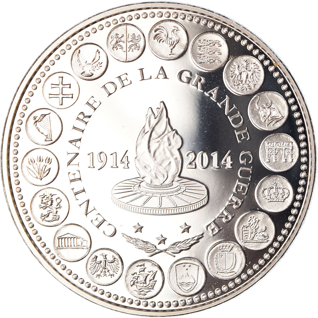 Francia, medaglia, L'Europe des XXVIII, Centenaire de la Grande Guerre