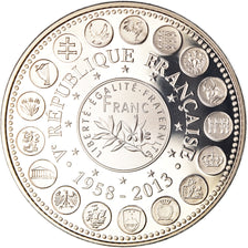 Frankrijk, Medaille, L'Europe des XXVII, Veme République, Politics, 2013, FDC