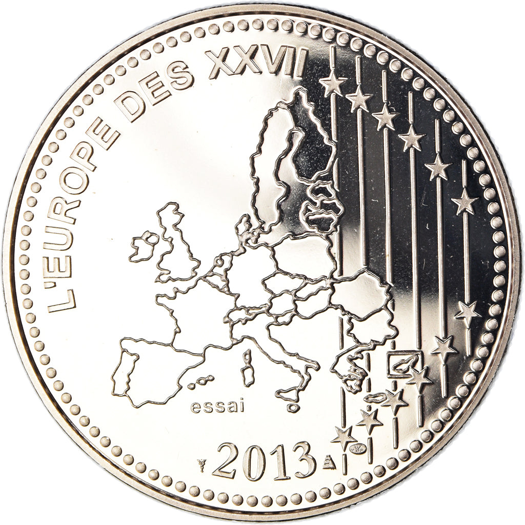 Frankrijk, Medaille, L'Europe des XXVII, Veme République, Politics, 2013, FDC