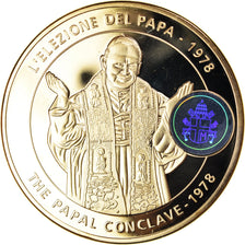 Vatican, Medal, L'Election du Pape Jean-Paul II, 2011, MS(65-70), Copper Gilt