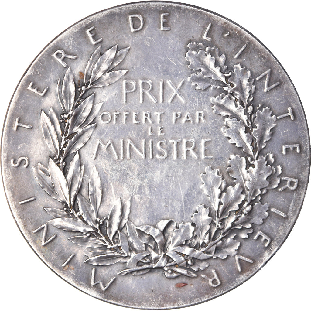 Francia, medaglia, Prix Offert par le Ministre de l'Intérieur, Politics, Roty