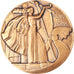 France, Medal, Conseil de Paris, Dammann, Marianne, Art deco, MS(63), Bronze