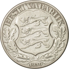Estonia, 2 Krooni, 1930, EF(40-45), Silver, KM:20