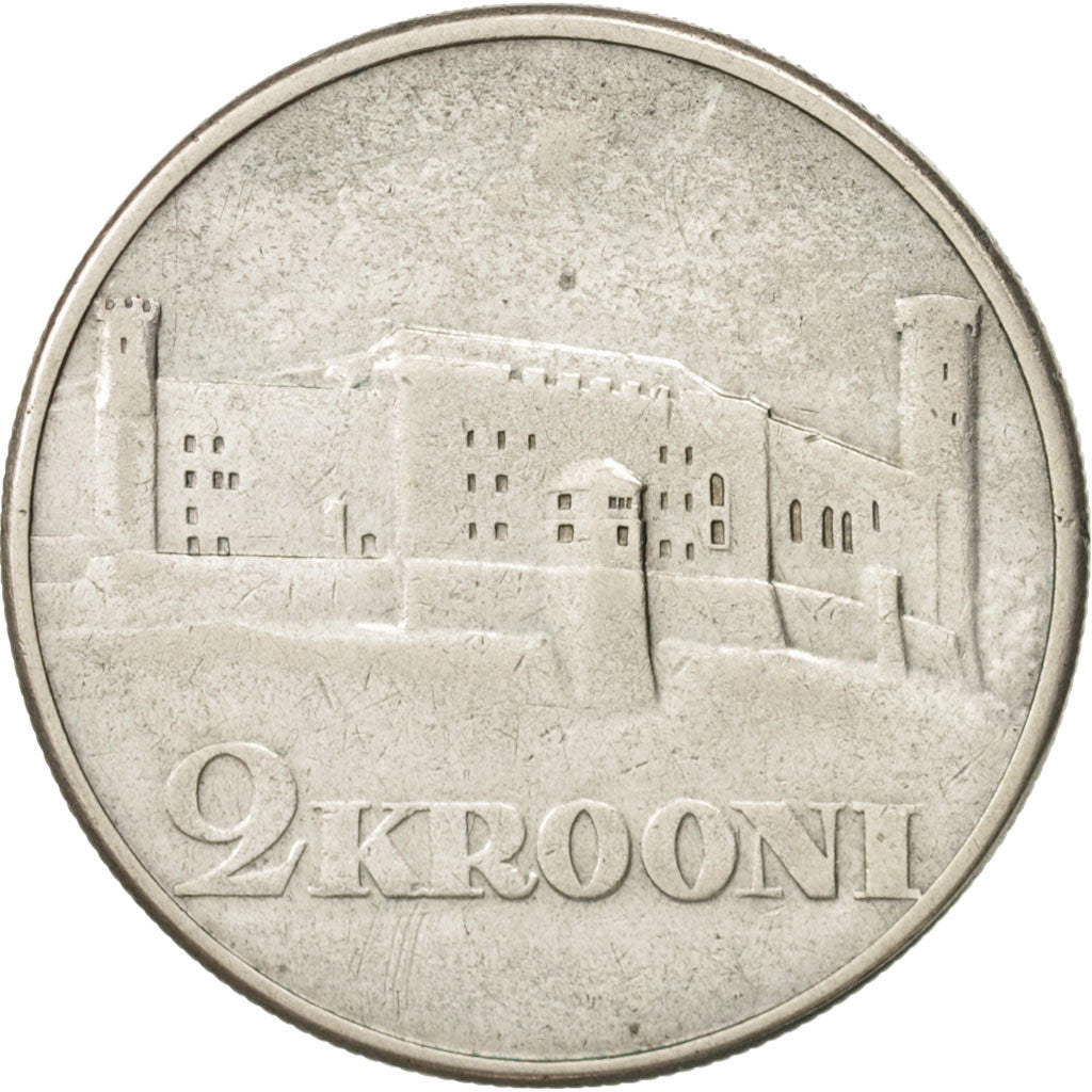 Estonia, 2 Krooni, 1930, EF(40-45), Silver, KM:20