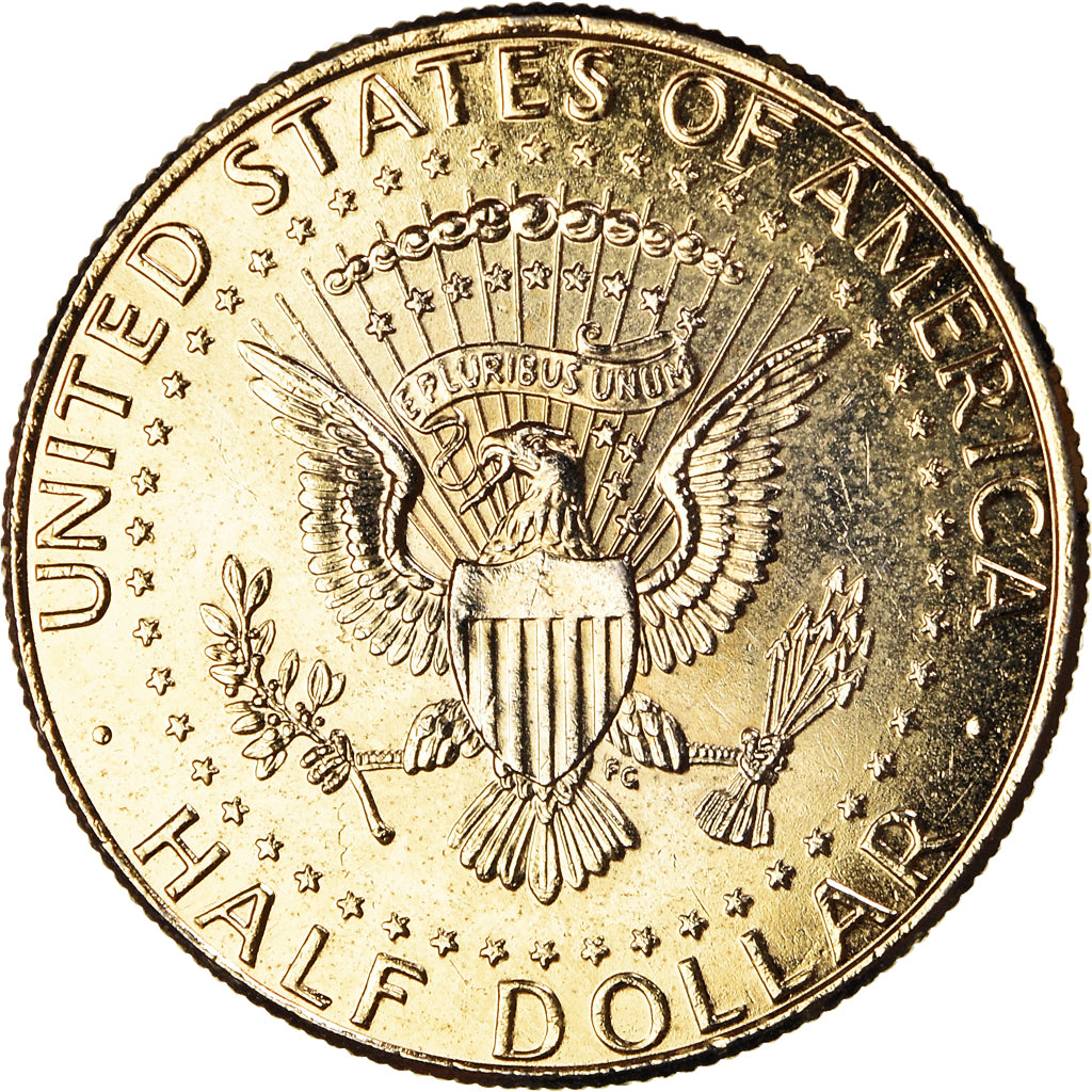 Moneta, Stati Uniti, Half Dollar, 2014, Philadelphia, SPL, Gold plated