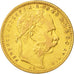 Ungheria, Franz Joseph I, 8 Forint 20 Francs, 1889, Kormoczbanya, BB, Oro, KM467