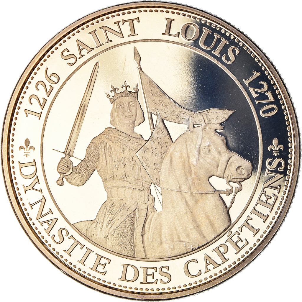 Frankreich, Medaille, Les Rois de France, Saint Louis, History, STGL